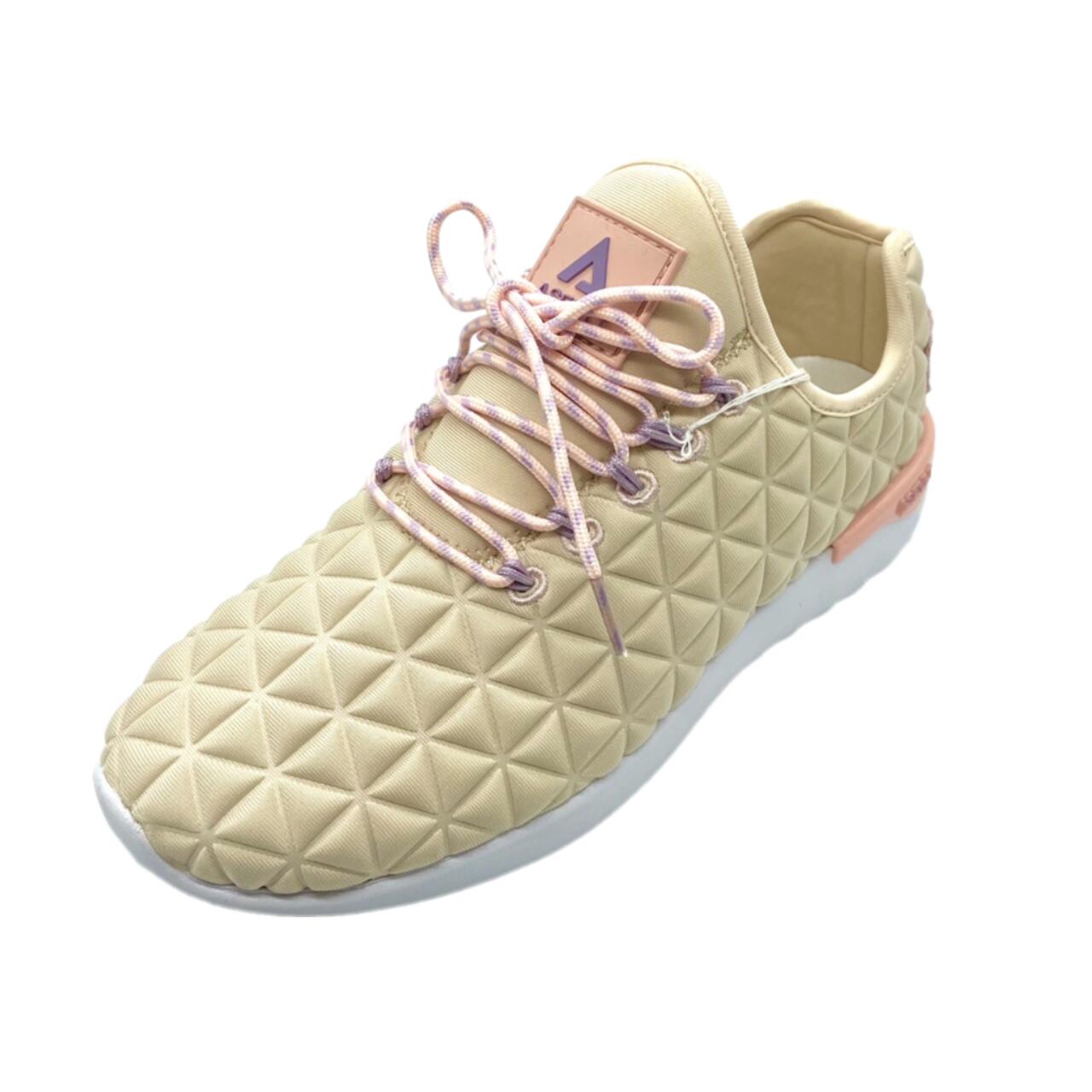 【ASFVLT アスファルト】SS179 SPEED SOCKS NEO TAN PINK LILAC ベージュ×ピンク×ホワイト スニーカー サボ ２WAY 超軽量 履きやすい 歩きやすい 疲れにくい スピードソックスネオ 丈夫 シンプル おしゃれ かわいい デザイン ファッション