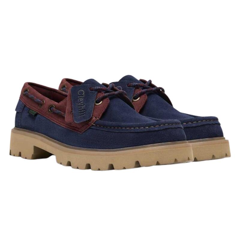 SALE!!【Clarks クラークス】Cleyhill Boat セイヒルボート ネイビーブラウンボートシューズ 天然皮革 セメンテッド式 デッキシューズ サマーシューズメンズ 紳士靴 クラシック カジュアル ビジネス シンプル 旅行 おしゃれ 父の日|Fine Walk