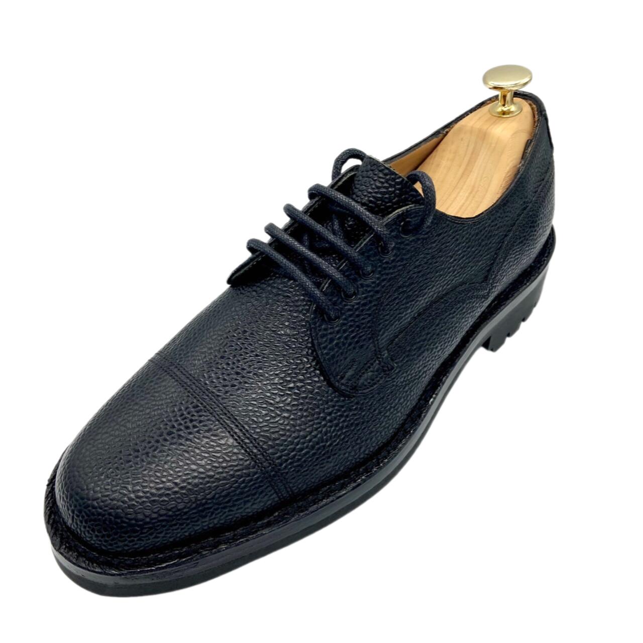 【JOSEPH CHEANEY ジョセフチーニー】 CAIRNGORM 2C ケンゴン BLACK ブラック コマンドソール ビジネスシューズ レザーシューズ 天然皮革 牛革 ストレートチップ LAST4436 ラバーソール 紳士靴 メンズシューズ かっこいい ミリタリー 上質 英国 イギリス UK