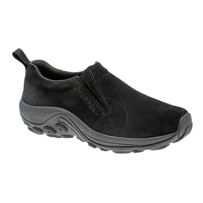 【MERRELL メレル】J004247 JUNGLE MOC ICE+ ジャングルモック アイスプラス BLACK ブラックメンズ 紳士靴 ピッグスキンレザー EVA モックシューズ 履きやすいユニセックス おしゃれ シンプル ナチュラル コンフォート クロッグ スリッポン サンダル サボ｜Ｆｉｎｅ Ｗａｌｋ