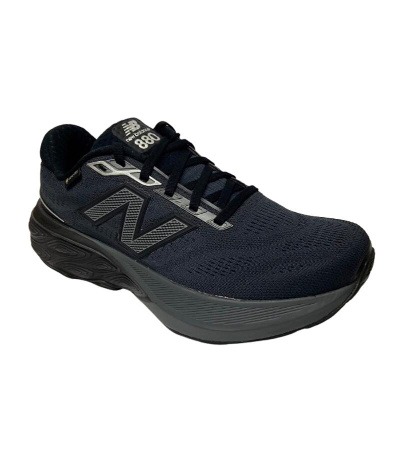 【NewBalance ニューバランス】Fresh Foam X 880v15 GORE-TEX ブラック M880GB15ランニング ウォーキング スニーカー ローカット 紐靴 軽量 軽い ゴアテックス 透湿 防水 雨紳士靴 メンズ シンプル スポーティ おしゃれ BLACK with CASTLEROCK and Silver Metallic|Fine Walk