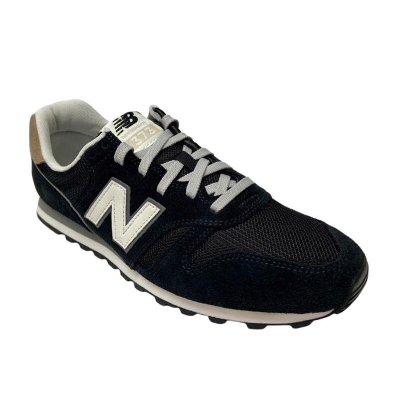 【 NewBalance ニューバランス 】ML 373 XB2 BLACK ブラック D幅 スニーカー ウォーキング ランニング 履きやすい 歩きやすい 疲れにくい 軽い 軽量 ユニセックス 紳士靴 メンズ 紐靴 ストリート シンプル おしゃれ かっこいい NB