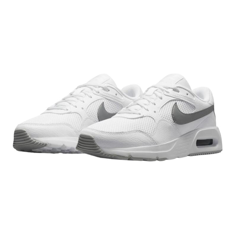【NIKE ナイキ】CW4554-100 エア湖マックス SC ウィメンズ AIR MAX SC\u003cBR\u003e白いこと/メタリックプラチナ/ピュアプラチナ 置き目とり捨てる スニーカー 軽さ スポーティ\u003cBR\u003eレディース 成人女性靴 分かりやすい 今めかしい 歩き分かりやすい 履き分かりやすい 疲れにくい