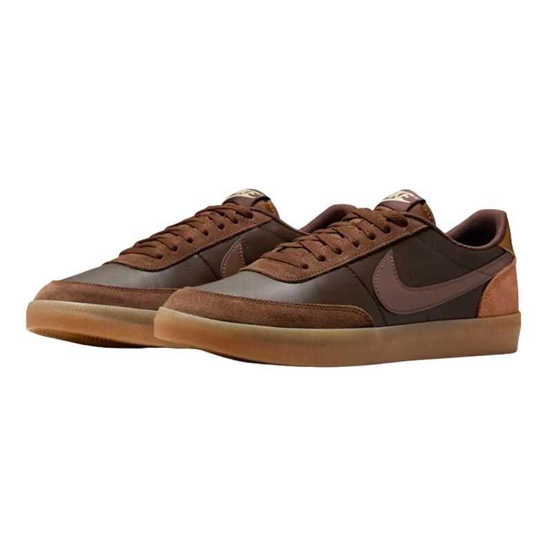 【NIKE ナイキ】IB4504-237 キルショット 2 なめし革 Killshot 2\u003cBR\u003eバロック赤銅色/ライトブリティッシュタン/セサミ/カカオワオ\u003cBR\u003eスニーカー 置き目とり捨てる 庭球シューズ 生まれながらなめし革 チュインガムラバーソール\u003cBR\u003eメンズ 成人男性靴 分かりやすい 表どおり 心地好い レトロ 今めかしい