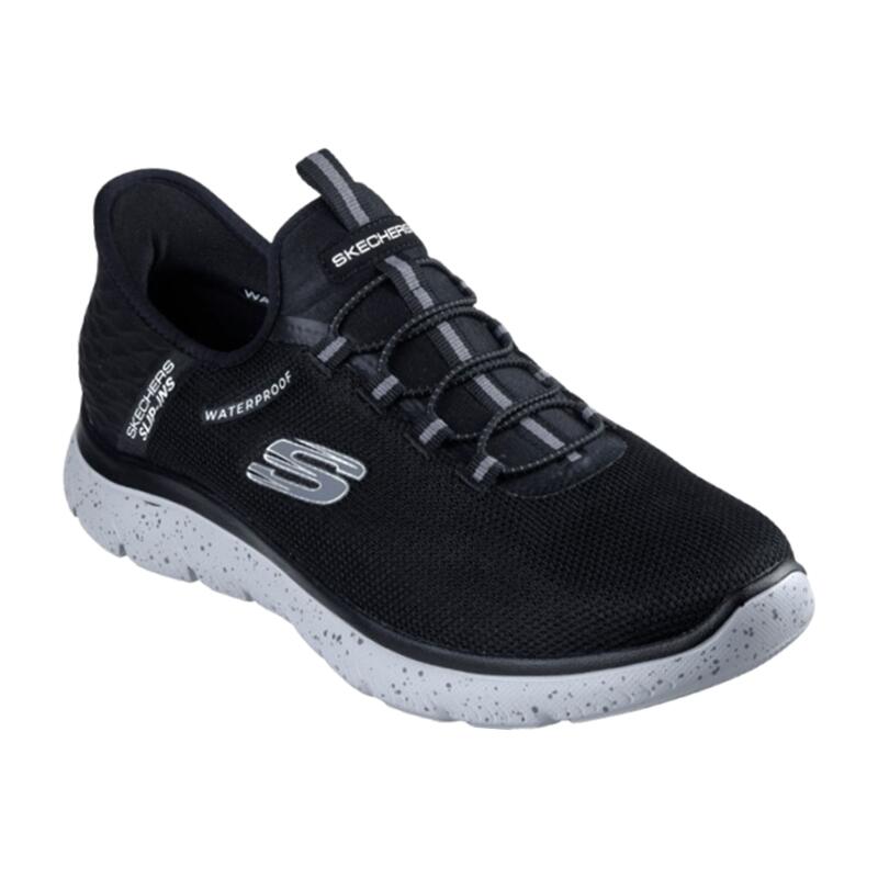 【SKECHERS スケッチャーズ】232962W スリップインズ お水校正刷り サミッツ コル主任者\u003cBR\u003eBKGY 黒いこと/薄墨色 雨合羽 歩き分かりやすい 履き分かりやすい 疲れにくい 軽さ たわい無い 広広とした相応う 4E\u003cBR\u003e成人男性靴 メンズ 今めかしい 分かりやすい バンジーレース 予防医学紐 スリッポン スニーカー