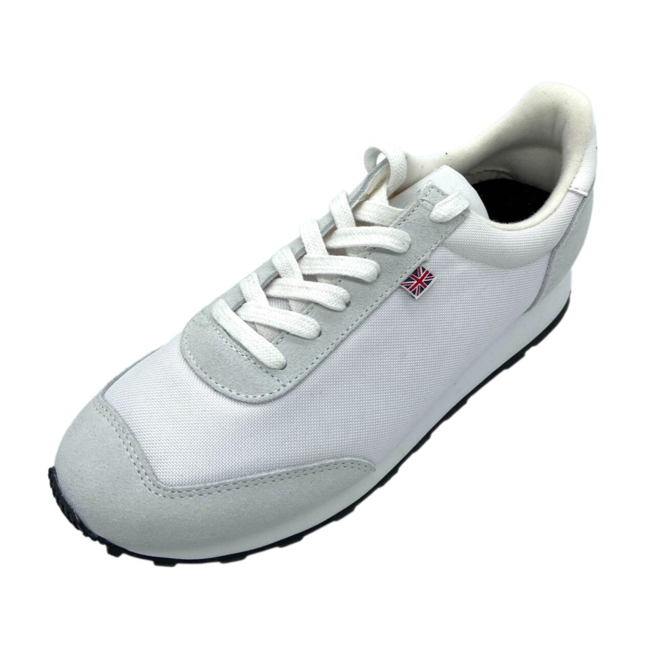 【WALSH ウォルシュ】 TOR24465 WHITE ホワイト TORNADO-T XV2 ランニング スニーカー 歩きやすい 履きやすい 疲れにくい 紐靴 ユニセックス 超軽量 おしゃれ 軽い 靴 紳士 メンズ 英国 イギリス