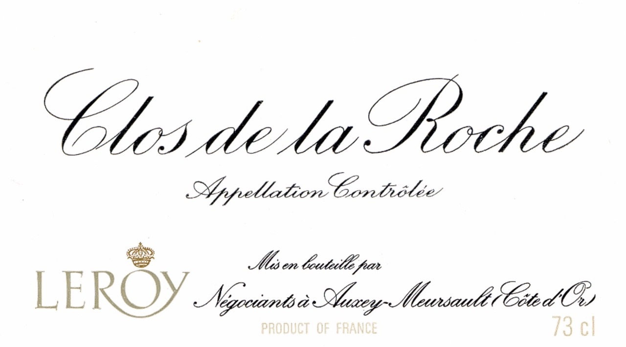 Clos de la Roche Domaine Leroy 2011 / クロ ド ラ ロシュ ドメーヌ ルロワ 2011|Fine and Rare
