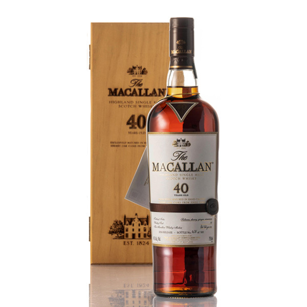 白木/黒塗り MACALLAN YEARS12 OLD ザ・マッカラン スコッチウイスキー