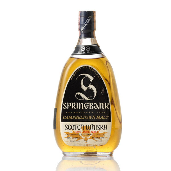 SPRINGBANK SAXPLAYER スコッチウイスキー 希少 未開栓 楽天市場】【未開栓】SPRING BANK スプリングバンク 100％ピュア
