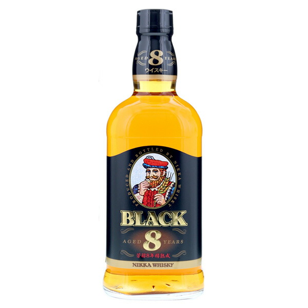 楽天市場】【レトロ】ブラックニッカ 8年 40度 700ml : 中央酒販