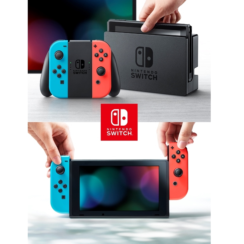 Nintendo Switch 本体 ネオンレッド/ネオンブルー 新品未開封 の+