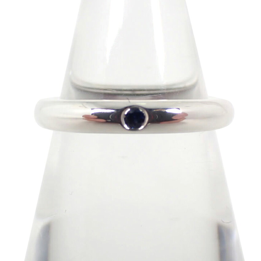 【中古】TIFFANY/ティファニー 925 サファイア スタッキングバンド リング /7号/j180-1