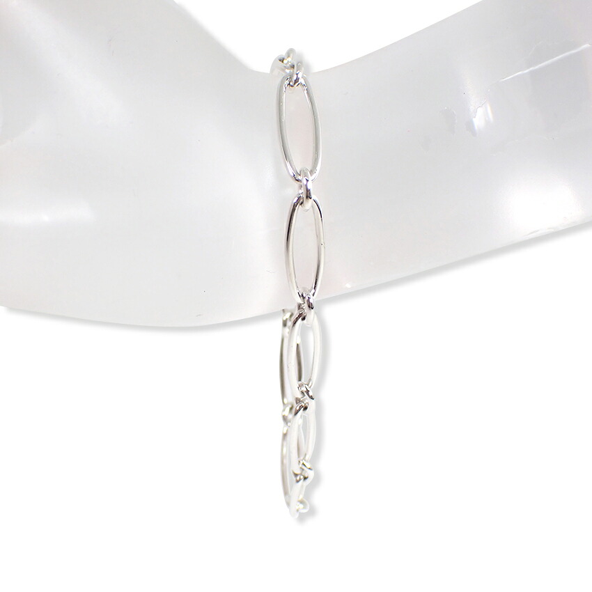 【中古】TIFFANY/ティファニー/AG925/オーバルリンク/チェーン/ブレスレット/j165-3