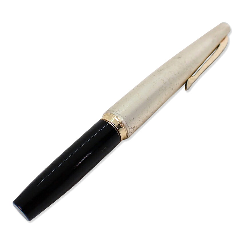 【中古】PLATINUM/プラチナム 万年筆 ペン先18K ブラック×ゴールド/j270-4|ジュエラー チック
