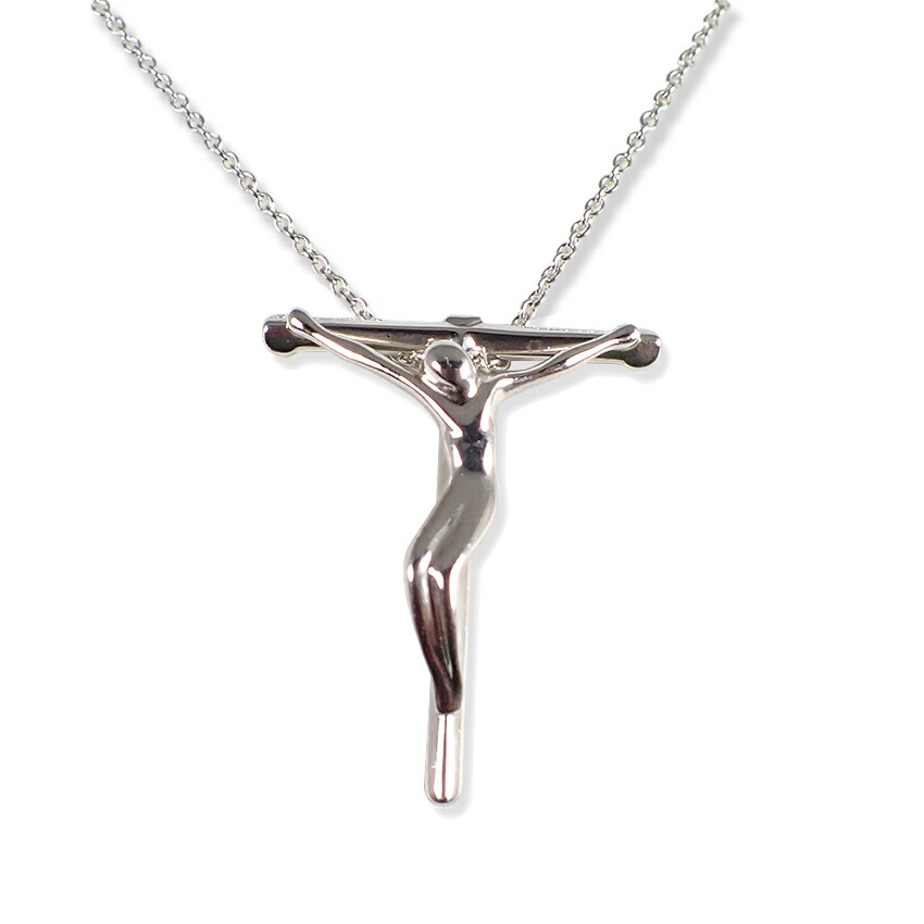 【中古】TIFFANY/ティファニー 925 ロザリオ ペンダント/ネックレス/j166-5