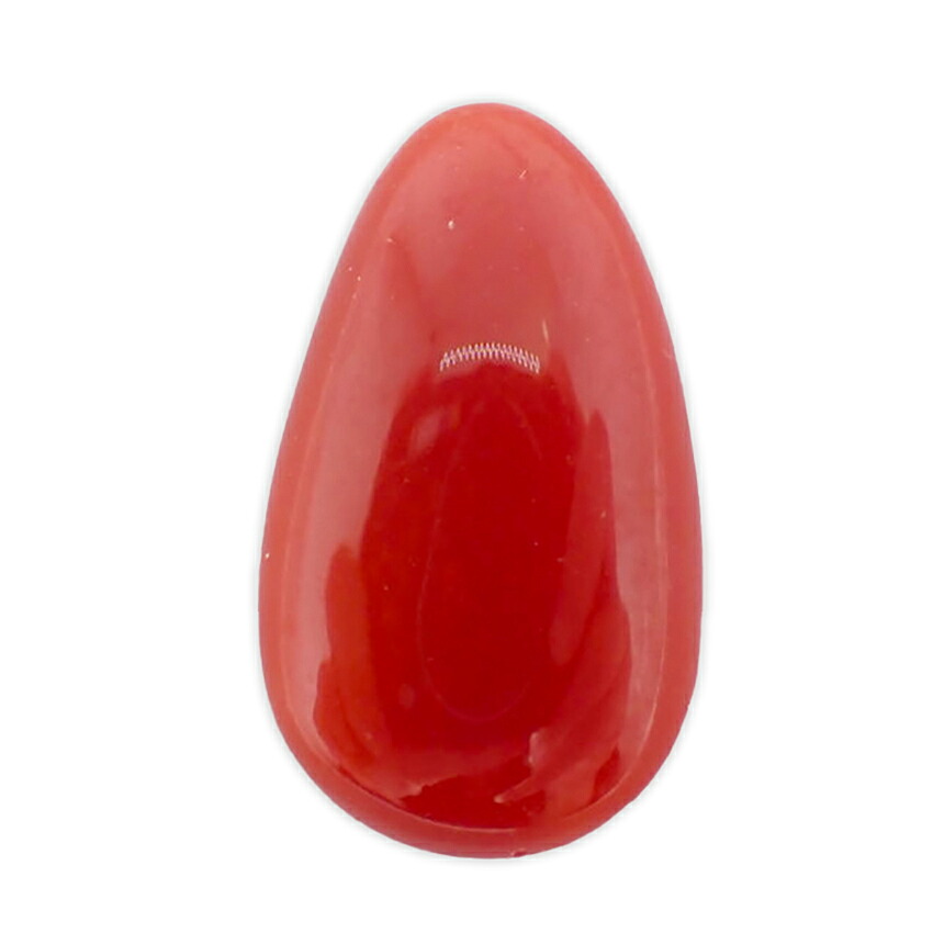 【中古】天然サンゴ ルース4.112ct/j219-8|ジュエラー チック
