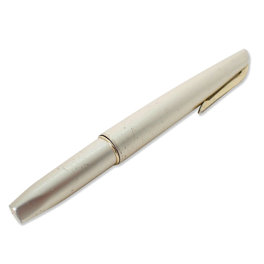 【中古】PLATINUM/プラチナ 万年筆 ペン先18K メタル×ゴールド/j272-8|ジュエラー チック