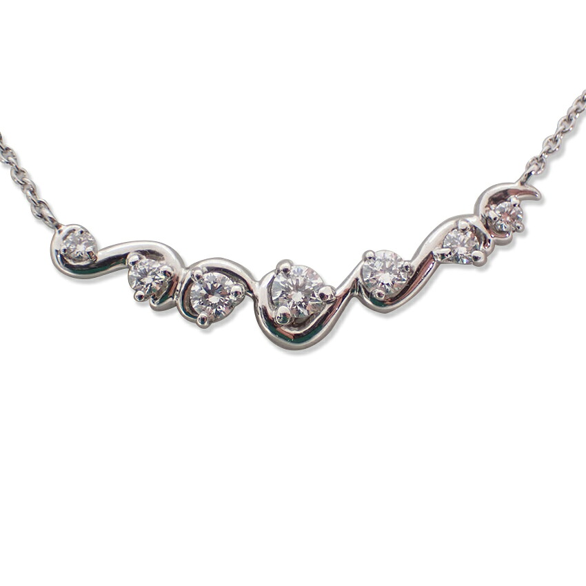 【中古】NINA RICCI/ニナリッチ Pt900/Pt850 ダイヤモンド ペンダント/ネックレス//j229-10|ジュエラー チック
