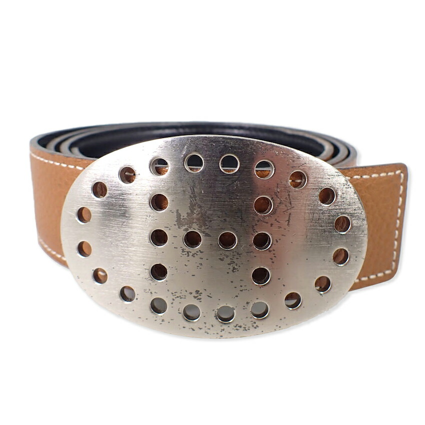 楽天市場】HERMES エルメス エブリン リバーシブル ベルト レザー