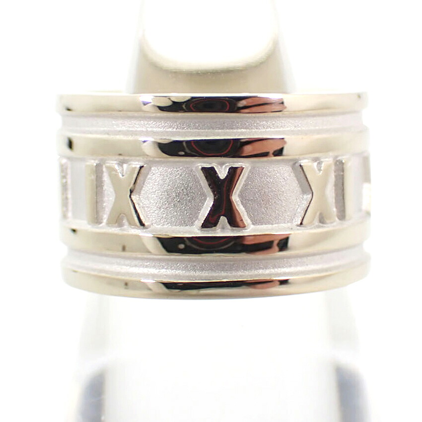 【中古】TIFFANY/ティファニー 925 アトラス ワイド リング /8号/j80-12|ジュエラー チック