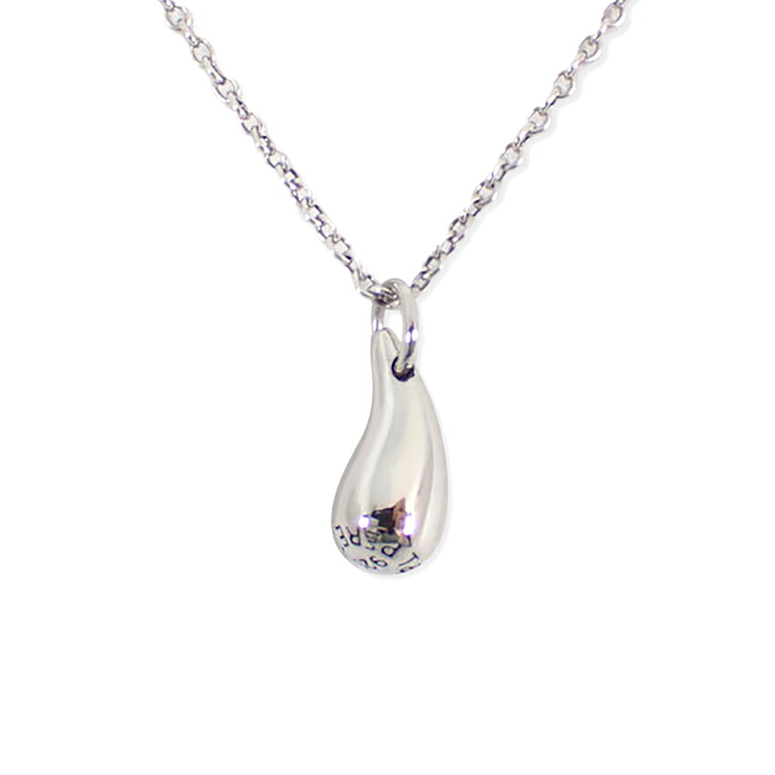 【中古】TIFFANY/ティファニー 925 ティアドロップ ペンダント/ネックレス/j80-17