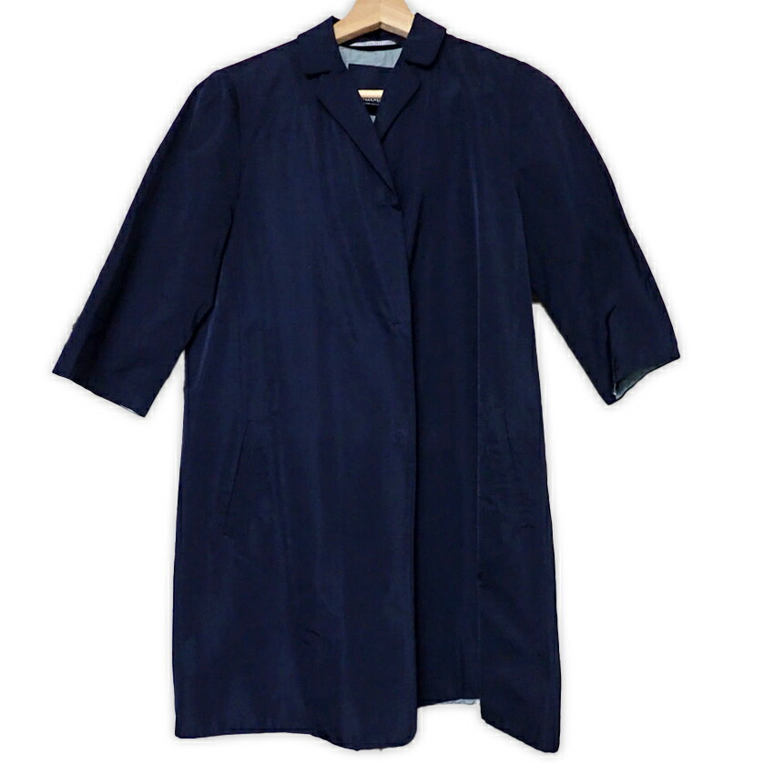 【中古】S Max Mara 厚地の外套 レディース ポリエステル/b48-35