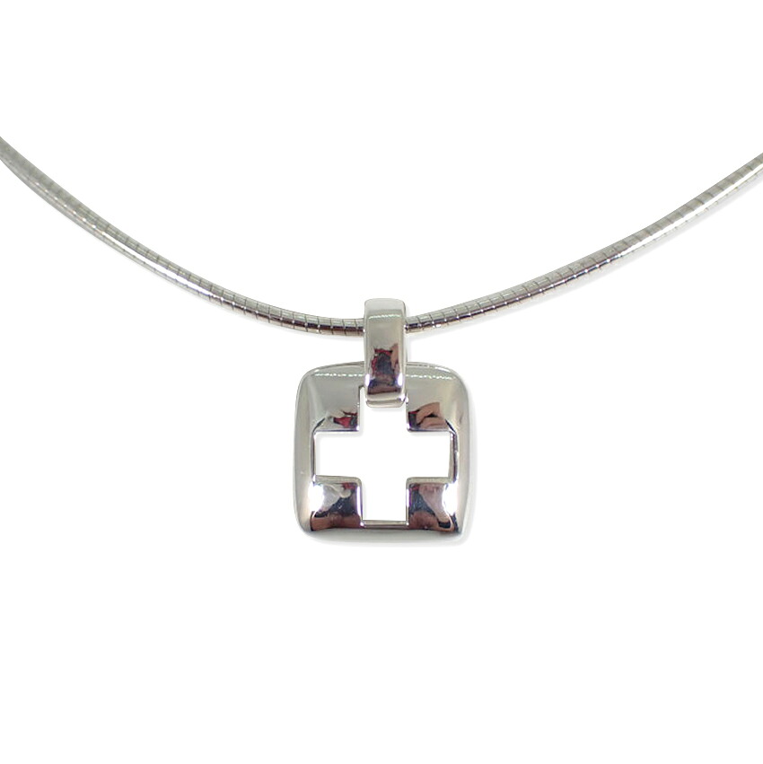 【中古】TIFFANY/ティファニー 925 オープンクロス ペンダント/j147-78