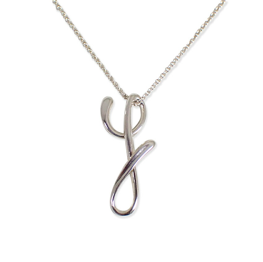 【中古】TIFFANY/ティファニー/925/イニシャルｙ/ペンダント/ネックレス/j78-83