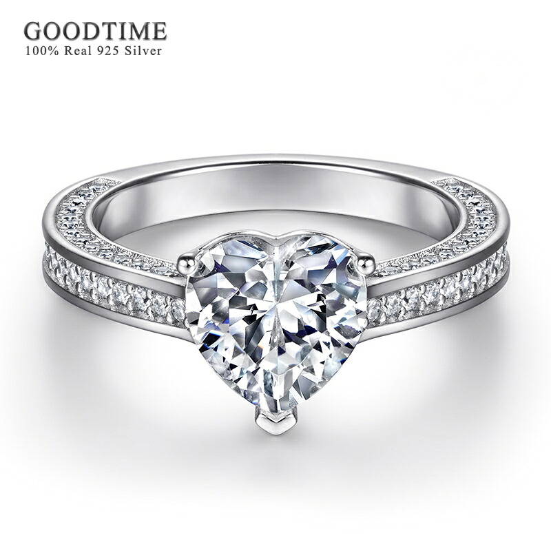 【送料無料】 】 指輪 リング シルバー ハート LOVE レディース 贅沢 ピュア 100% 925 スターリング Love 結婚式 ウェディング ジュエリー アクセサリー 記念日 ギフト ブライド ガール