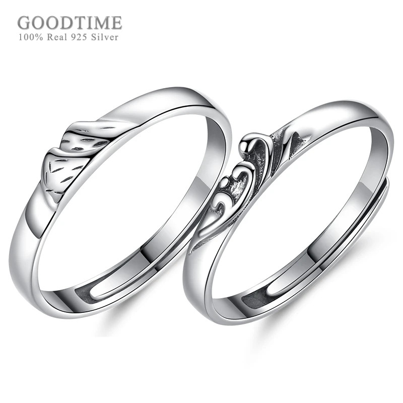 【送料無料】 】 指輪 リング シルバー レディース トレンド 新しい 100% ピュア 925 スターリング 結婚式 ウェディング 山 マウンテン シー 海 ジュエリー アクセサリー 記念日 恋人