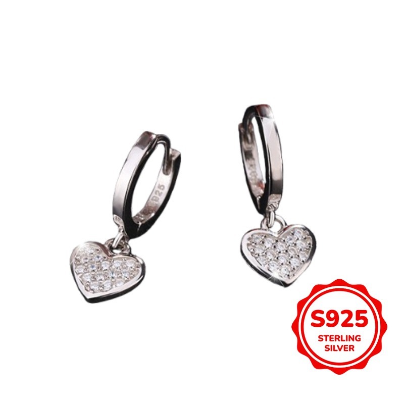 【送料無料】 ピアス 指輪 リング シンプル パーソナライズ S925 シルバー レディース 女性 ロマンティック イヤリング アクセサリー ジュエリー ジルコン｜FineJewelrys