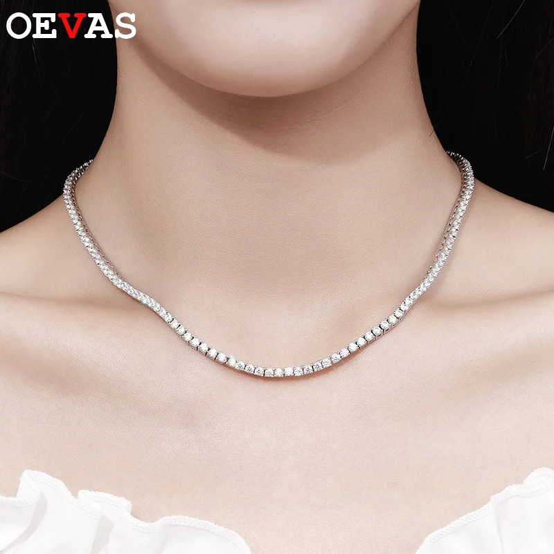 【クーポン利用で109080円】 【クーポン利用で109080円】 ネックレス シルバー チェーン テニス レディース メンズ 2.5mm フル モイサナイト スポーツ GRA 100% S925 ネック パーティ ファイン ジュエリー ギフト