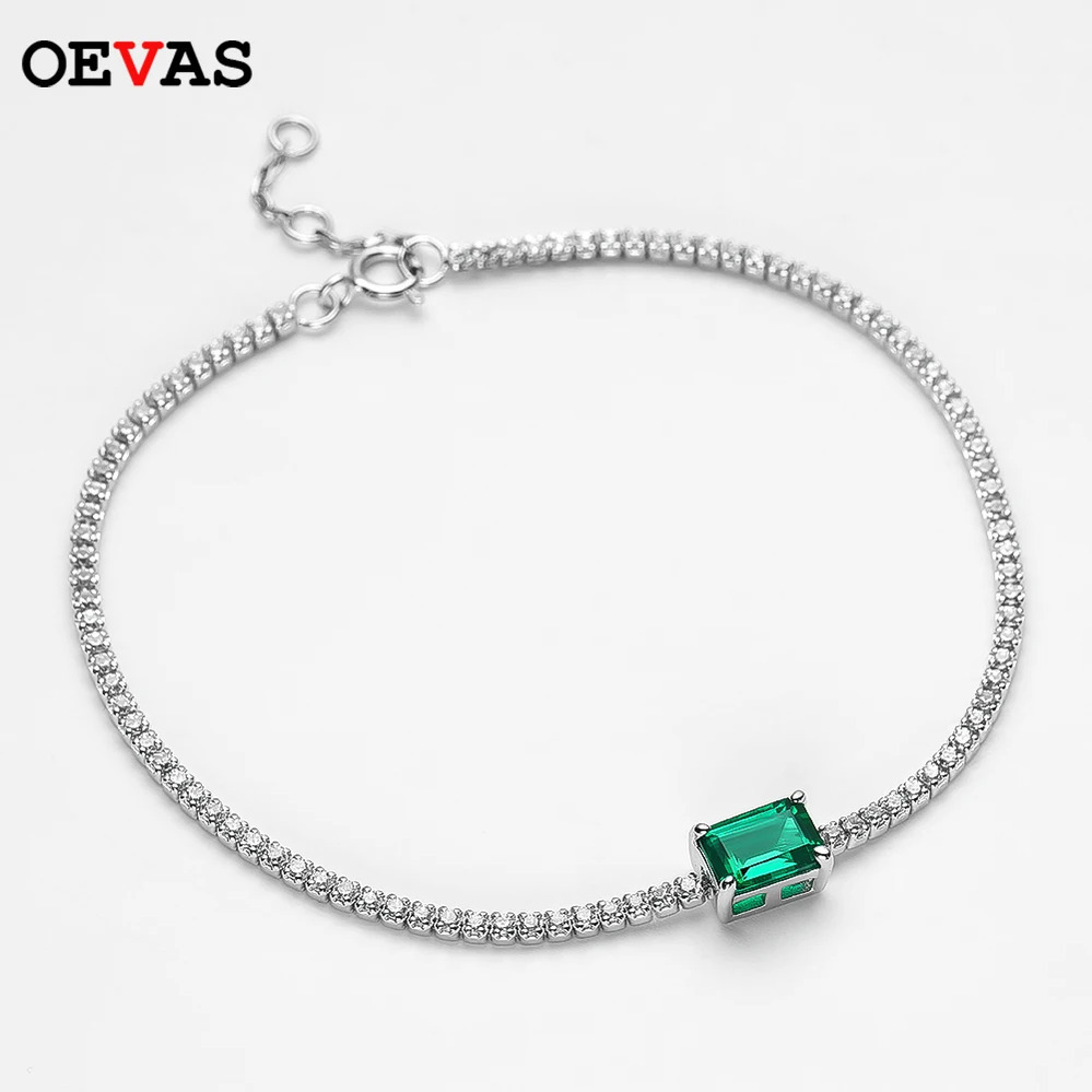 【クーポン利用で59440円】 【クーポン利用で59440円】 ブレスレット エメラルド シルバー リング レディース 100% 925 スターリング カラット 結婚式 ウェディング ファイン ジュエリー パーティ ギフト