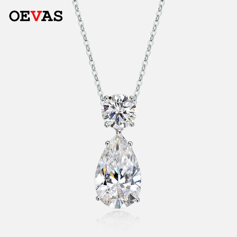 【クーポン利用で76240円】 ペンダント ネックレス ダイヤモンド シルバー リング レディース 8ct モイサナイト 100% 925 スターリング 輝く スパークリング 婚約 結婚式 ウェディング パーティ ファイン ジュエリー|FineJewelrys