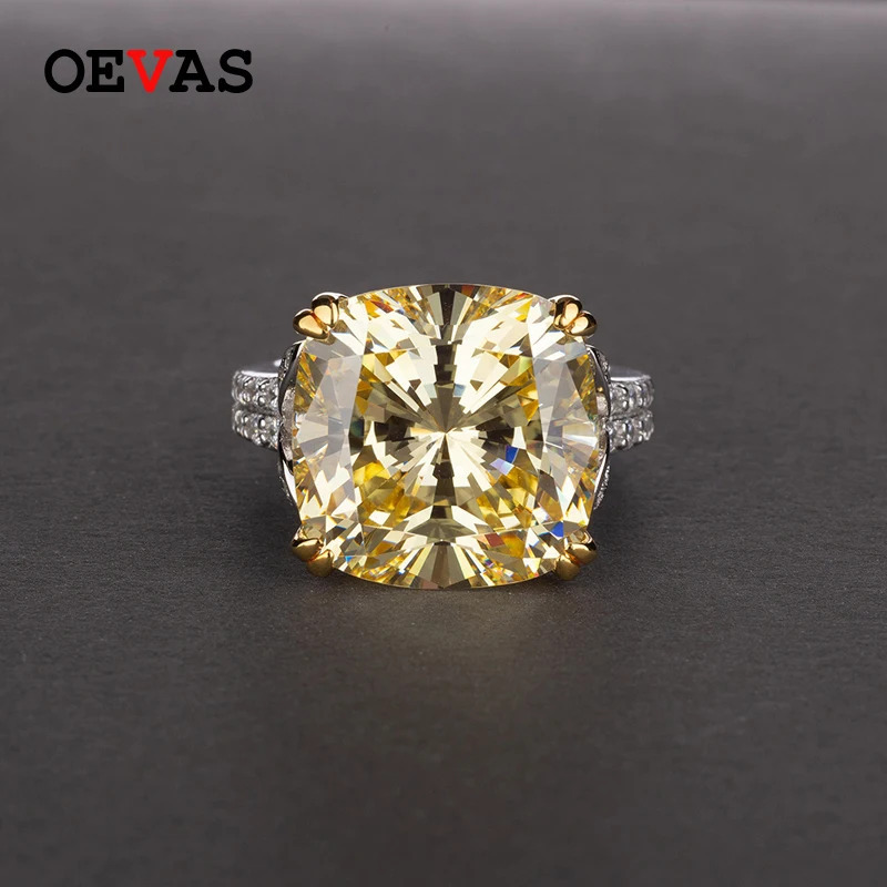 【送料無料】 】 チャーム 指輪 リング ダイヤモンド シルバー レディース 1ct ハイ カーボン 100% 純正 925 スターリング 14x14 ファイン ジュエリー 婚約 記念日