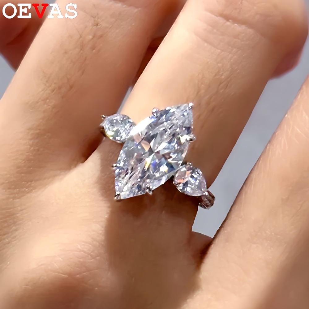 【送料無料】 リング 指輪 ジルコン レディース 女性 S925 シルバー ゴールド ストーン ウェディング ジュエリー ギフト アクセサリー パーティー｜FineJewelrys