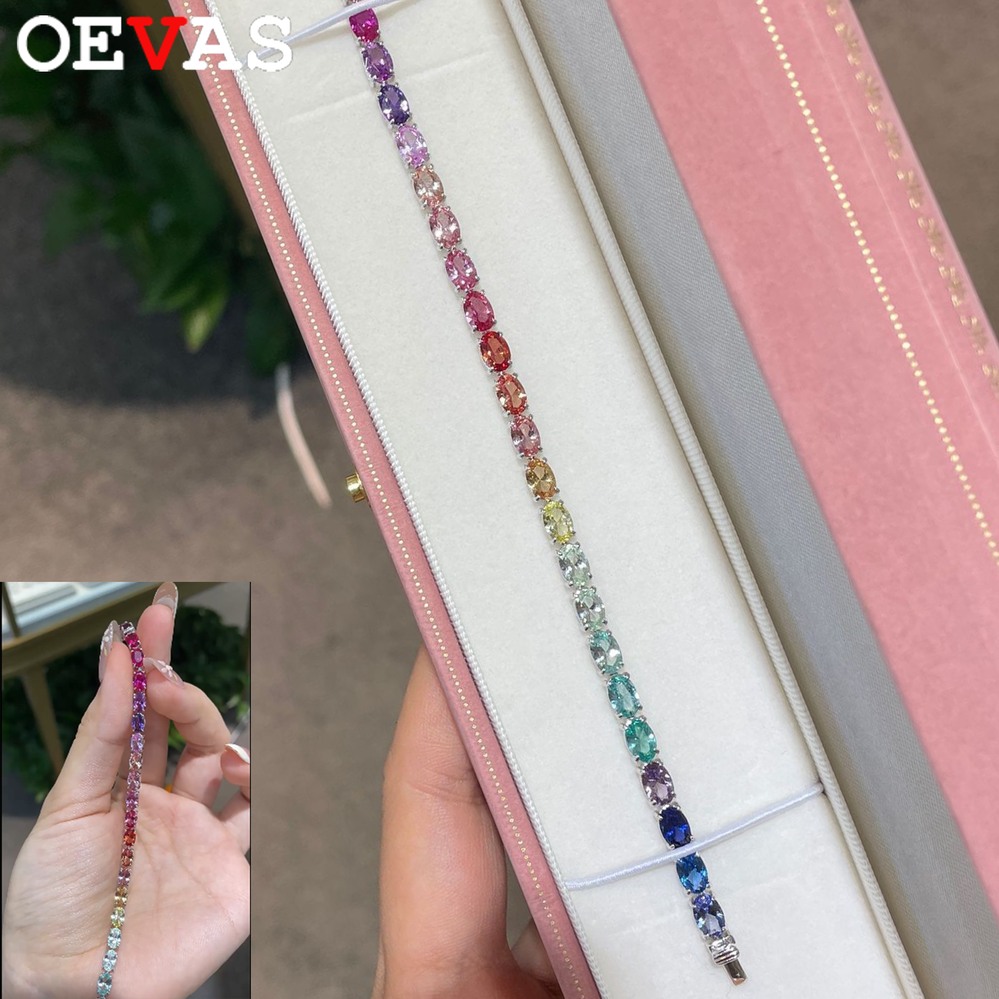 【送料無料】 ブレスレット ジェムストーン レディース 女性 S925 シルバー ラグジュアリー ファイン ジュエリー バングル アクセサリー パーティー ギフト｜FineJewelrys