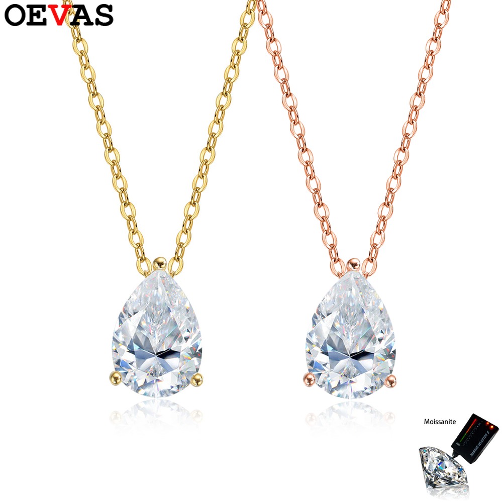 【送料無料】 ネックレス ペンダント ウォーター ローズ ゴールド レディース 女性 S925 シルバー ウェディング パーティー ファイン ジュエリー ギフト|FineJewelrys