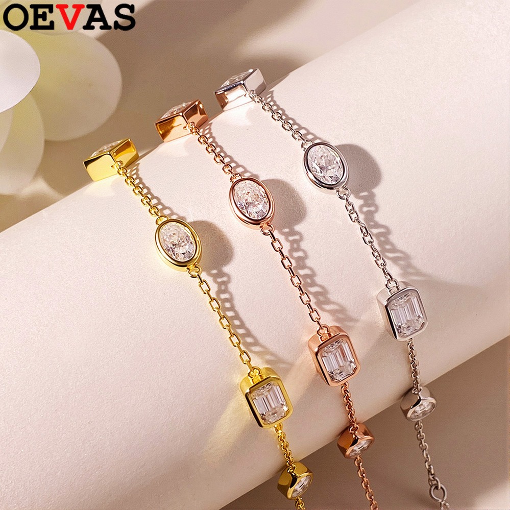 【送料無料】 ピアス ハート ブレスレット S925 シルバー ゴールド チェーン レディース 女性 ファイン ジュエリー イヤリング アクセサリー モアサナイト|FineJewelrys