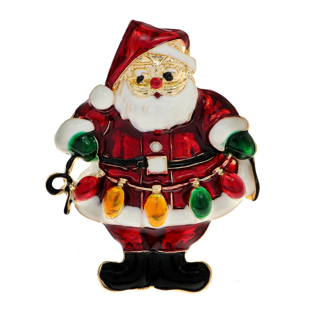 バカラ サンタクロース スノーマン 【ピンブローチ 置物箱付き】 バカラ サンタクロース スノーマン 【ピンブローチ 置物箱付き