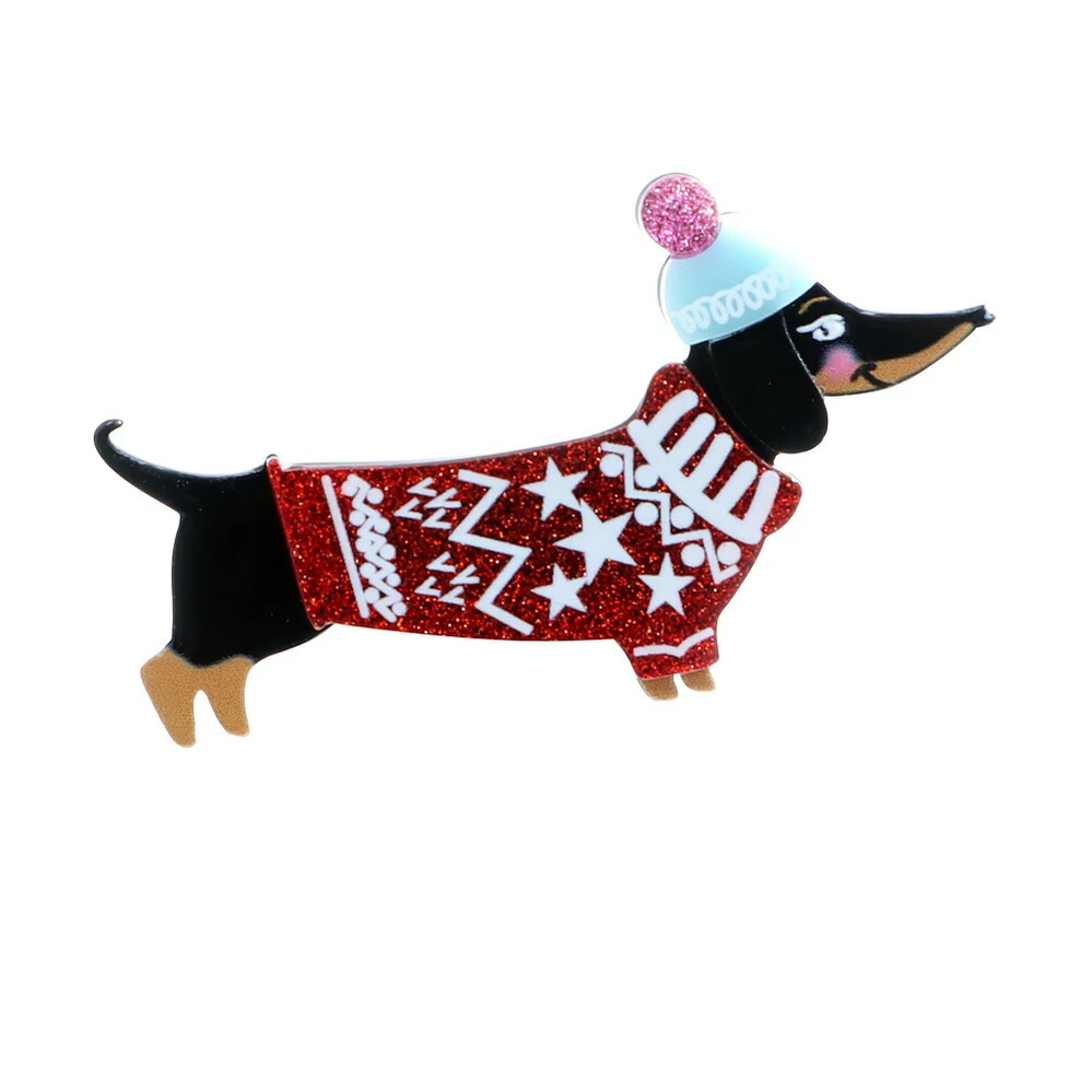 楽天市場】スワロフスキー ミニチュア ダックスフント ブローチ : Aquarius