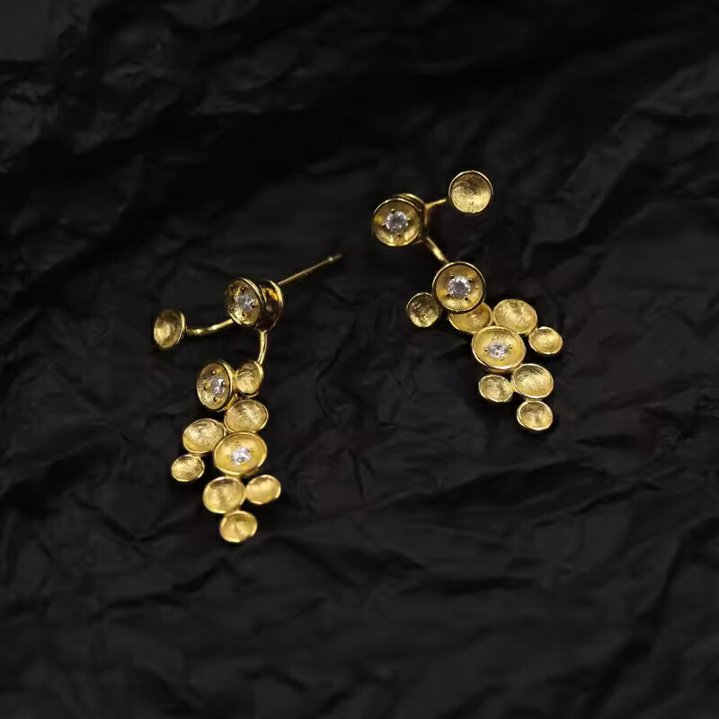 【送料無料】 ピアス レディース ジュエリー 925スターリングシルバー ドロップピアス｜FineJewelrys