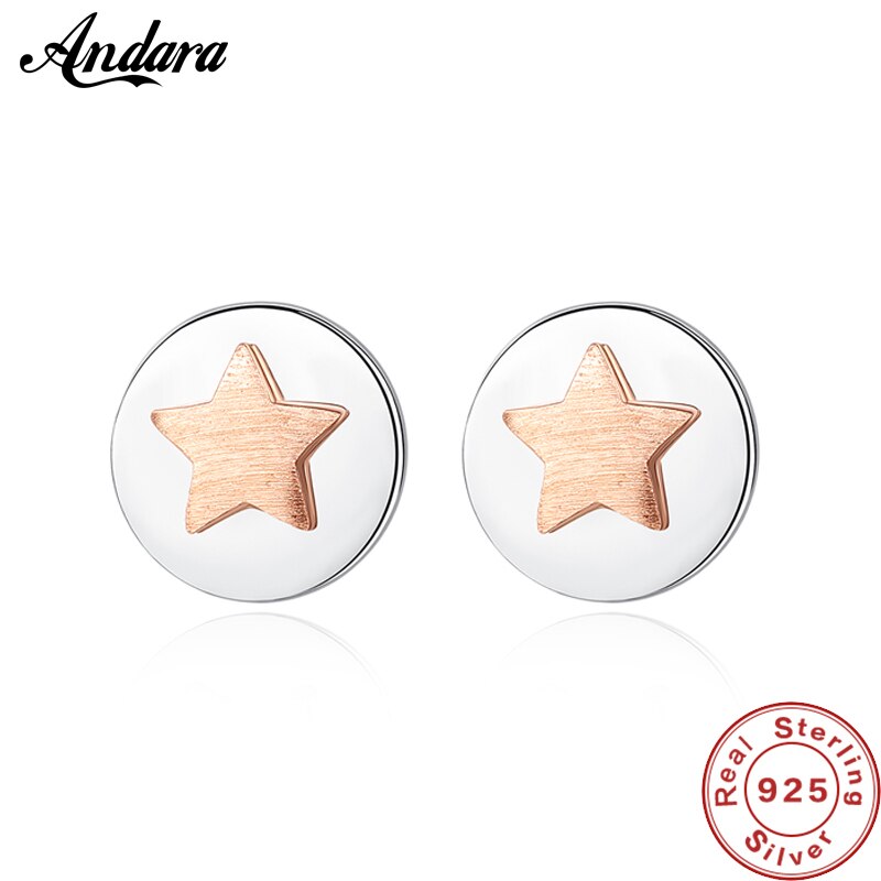 【送料無料】 ピアス シルバー 星 スター ラウンド スタッドピアス シンプル レディース 女性 925 スターリング ファッション スタッド ジュエリー