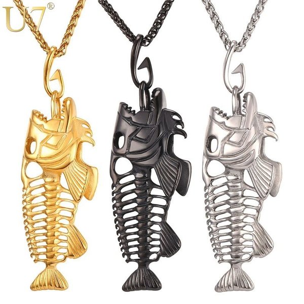 楽天市場】魚の骨 シルバー ネックレス ペンダント ペンダント