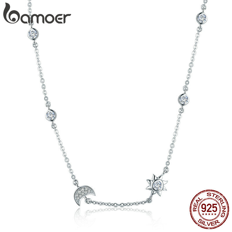 【クーポン利用で10510円】 ペンダント ネックレス シルバー 星 スター 月 レース レディース 女性 100％100％.100％100％ セール 925 スターリング 輝く スパークリング ムーン 絶妙 ジュエリー ギフト｜FineJewelrys 9,479円