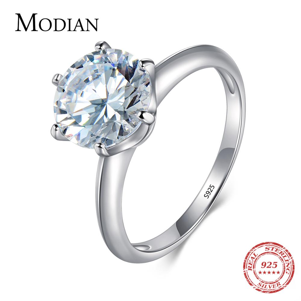 【送料無料】 指輪 リング シルバー ジルコニア クリア 透明 爪 レディース 女性 3Ct 925 スター 星リング 6 ネイル キュービック ファッション 結婚式 ウェディング エンゲージメント クラシック ジュエリー 11号
