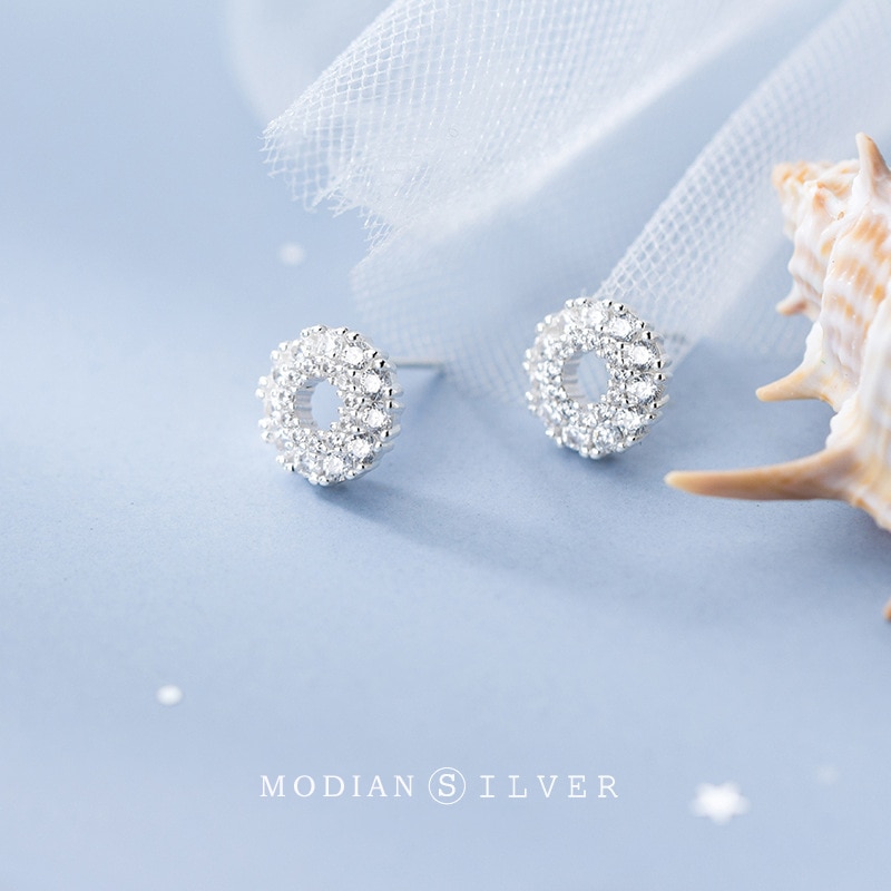 【送料無料】 】 ピアス シルバー サークル ジルコニア スタッドピアス レディース 女性 放射 ジルコン かわいい スター 星リング 925 スタッド 豪華 耳 イヤー ピン 結婚式 ウェディング エンゲージメント ギフト ファイン ジュエリー