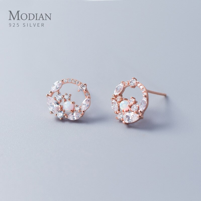 【クーポン利用で10610円】 ピアス サークル ジルコニア ラウンド スタッドピアス レディース 女性 ファッション 925 スター 星リング シルバー 輝く スパークリング ジルコン スタッド 豪華 結婚式 ウェディング 耳 イヤー ピン ファイン|FineJewelrys