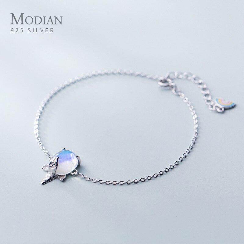 【クーポン利用で9370円】 【クーポン利用で9370円】 ブレスレット シルバー レインボー クリスタル チェーン レディース ブランド デザイン 虹 カラー ユニコーン 絶妙 ジュエリー 100% 925 スターリング チャーム