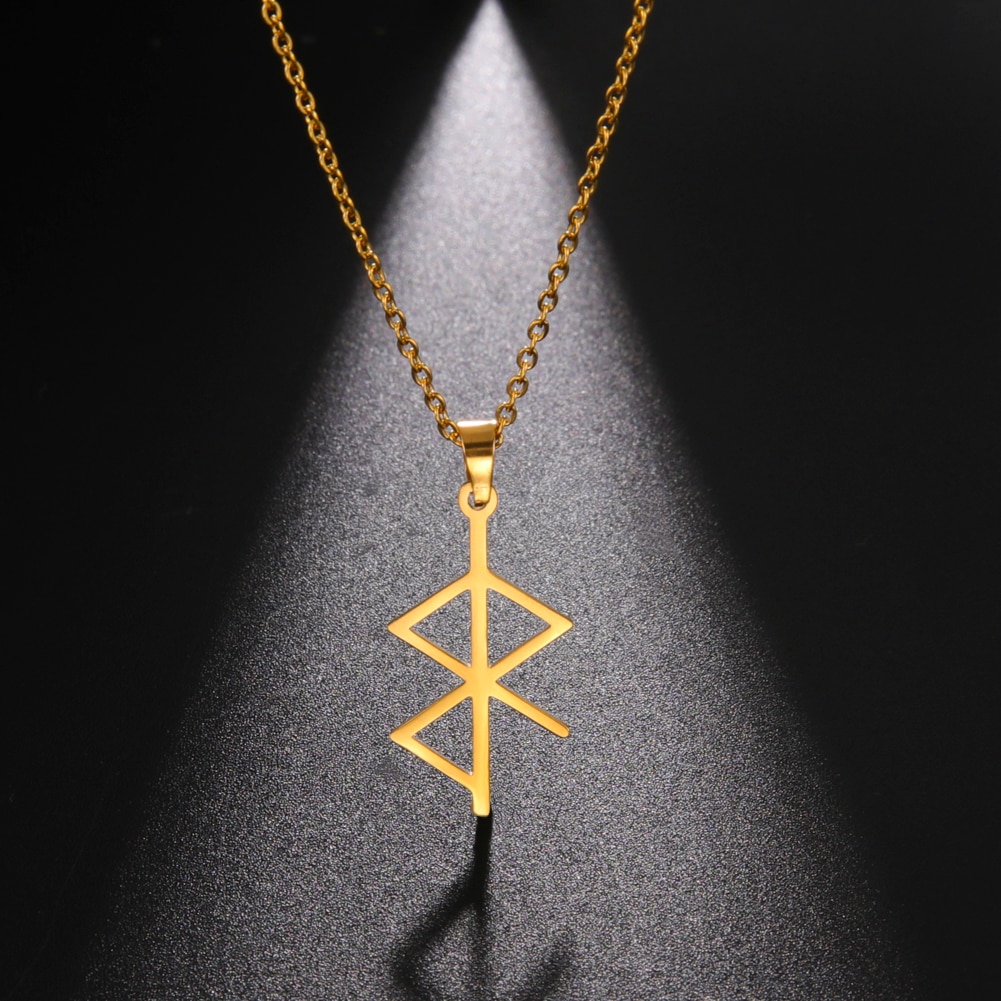 【楽天市場】【送料無料】 ペンダント ネックレス LOVE ステンレス レース レディース 女性 Love ピース お守り ルーン スチール